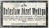 Bolesław Józef Wydżga